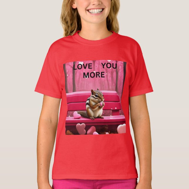 Camiseta Te amo más (Anverso)