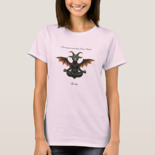 Camiseta Te Amo Más Que a Satanás Divertido Goth