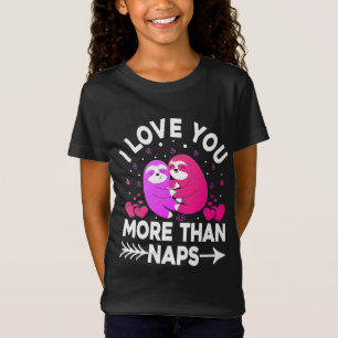 Camiseta Te amo más que las sábanas rosadas y moradas
