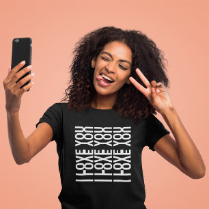 Camiseta TE AMO - Mensaje de Amor Oculto