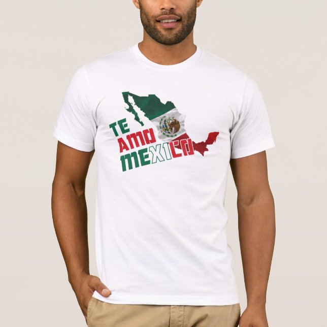 Camiseta Te Amo México/te amo México (Anverso)