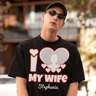 Camiseta Te Amo Mi Esposa Personalizado – Agrega Nombre y F