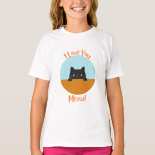 Camiseta ¡Te amo, miau!