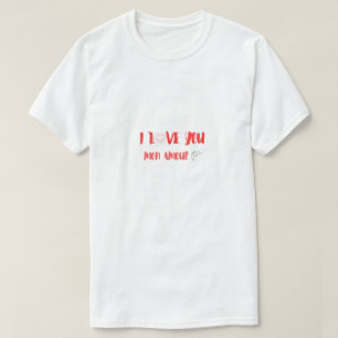 Camiseta Te Amo Mon Amour Día de San Valentín Típico Románt