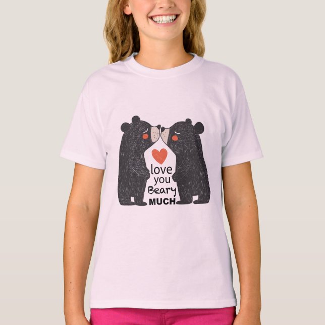 Camiseta Te amo mucho (Anverso)