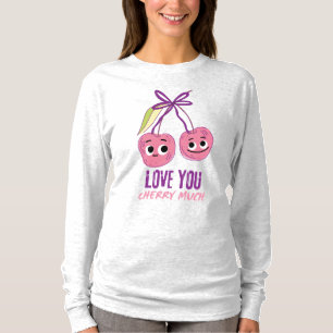 CAMISETA TE AMO MUCHO CHERRY