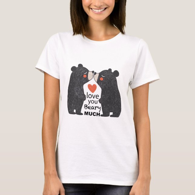 Camiseta Te Amo Mucho Oso (Anverso)