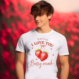 Camiseta "Te amo mucho" San Valentín de Personalizados