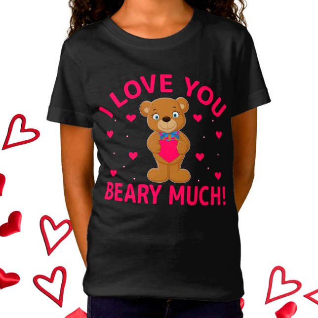 Camiseta Te Amo Mucho Teddy Bear (Subido por el creador)