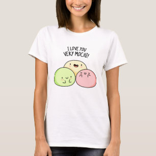 Camiseta Te Amo Muy Mochi Funny Food Pun