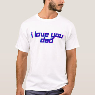 Camiseta Te Amo Papá – Diseño Clásico de Agradecimiento al 