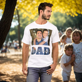 Camiseta Te Amo Papá Foto Cita Personalizada Padre E Hijo