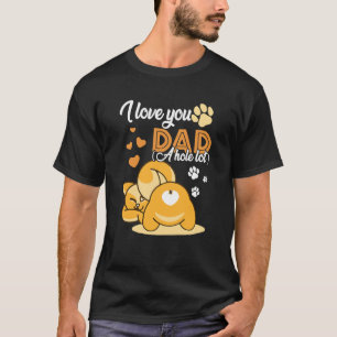 Camiseta Te Amo Papá Un Montón Gato Gatito Papá Día de los 