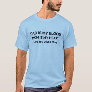 Camiseta Te amo papá y mamá