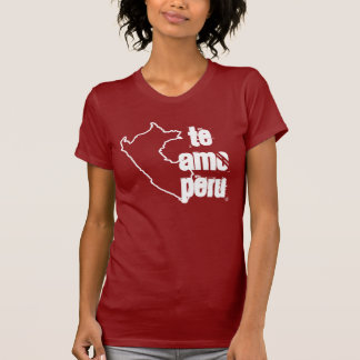 Camiseta Te Amo Perú