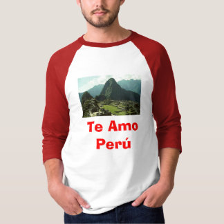 Camiseta Te Amo Perú