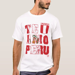 Camiseta Te Amo Perú (de largo/luz) - etiqueta InKa1821