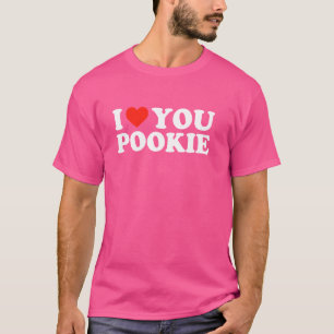 Camiseta TE AMO POOKIE Divertido Meme Viral Hawk Tuah Estad