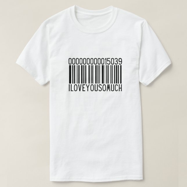 Camiseta Te Amo Tanto (Diseño del anverso)