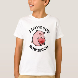 Camiseta Te Amo Tanto Chiste Divertido De Cerdo