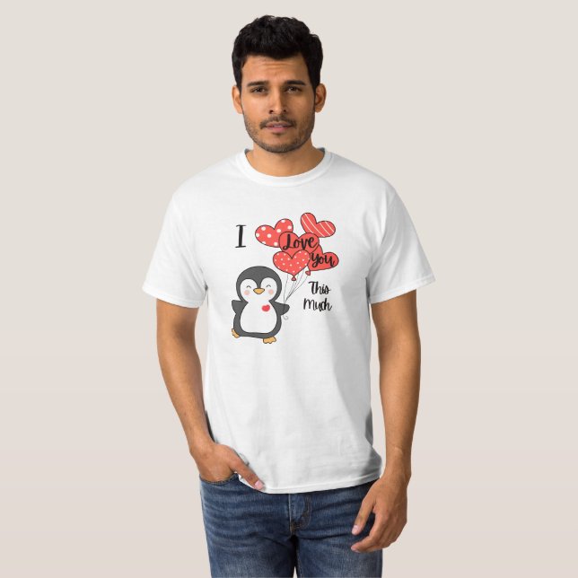 Camiseta Te amo tanto como esto (Anverso completo)