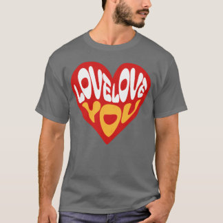 Camiseta TE AMO TE AMO retro