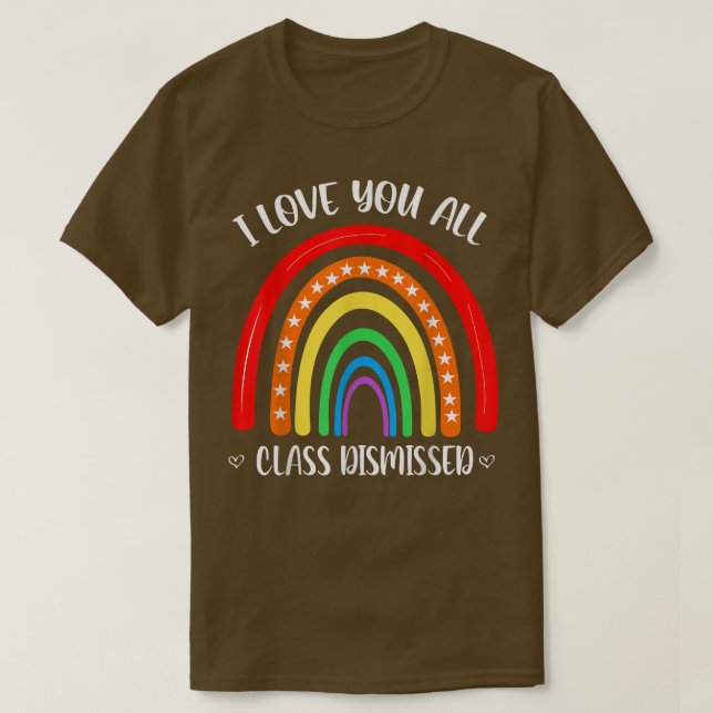 Camiseta Te Amo Toda Clase Es Descartada Star Love Rainbo (Diseño del anverso)