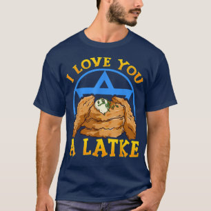Camiseta Te Amo Un Latke Pun Hanukkah Ashkenazi Judi C