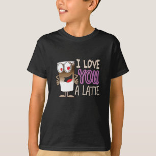 Camiseta Te amo un latte
