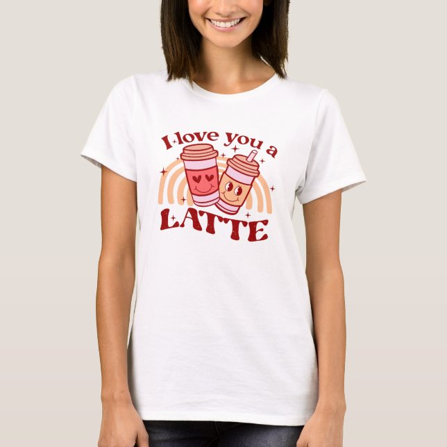 Camiseta Te Amo Un Latte (Anverso)