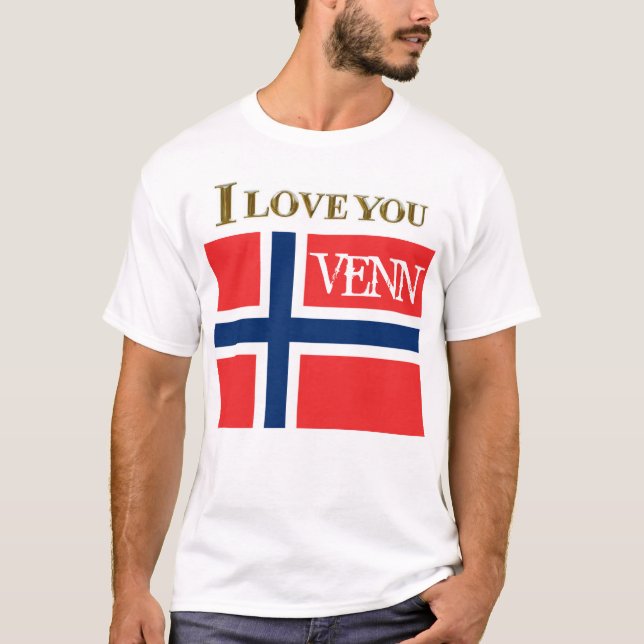 CAMISETA TE AMO VENN (Anverso)