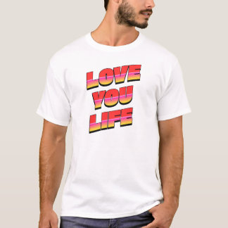 CAMISETA TE AMO VIDA