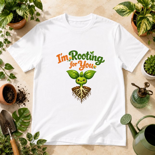 Camiseta Te Apoyo Planta Humor	 (Subido por el creador)