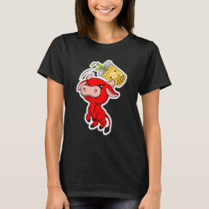 Camiseta Té Boba Año Zodiaco Chino Del Trigo De Toro Ox