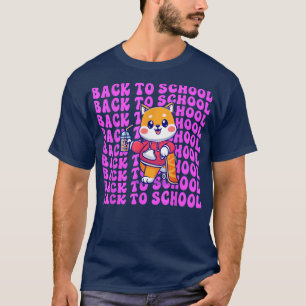 Camiseta Té Boba lindo de vuelta a la escuela Feliz primer 