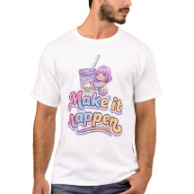 Té Boba Mágico Chibi Girl - "Haz que suceda" 