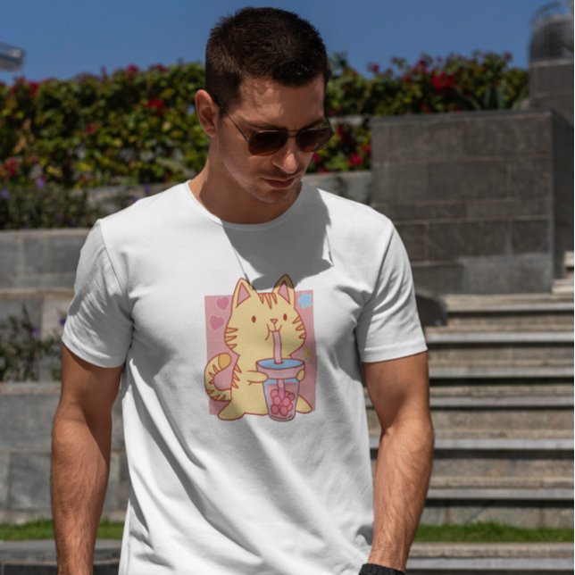 Camiseta Té Boba para beber gato (Subido por el creador)