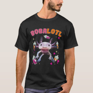 Camiseta Té Bobalotl Axolotl Boba Burbuja Leche  2