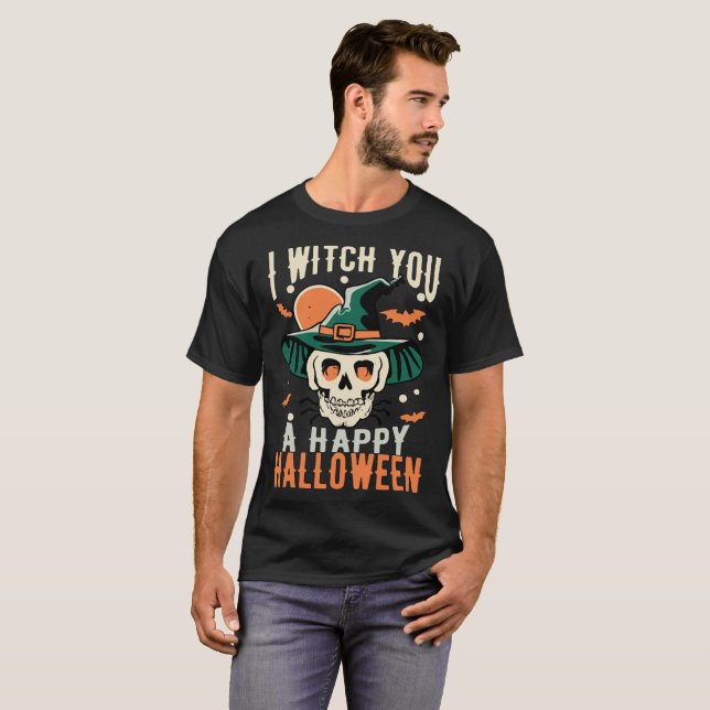 Camiseta Te Bruto Una Feliz Halloween (Anverso completo)