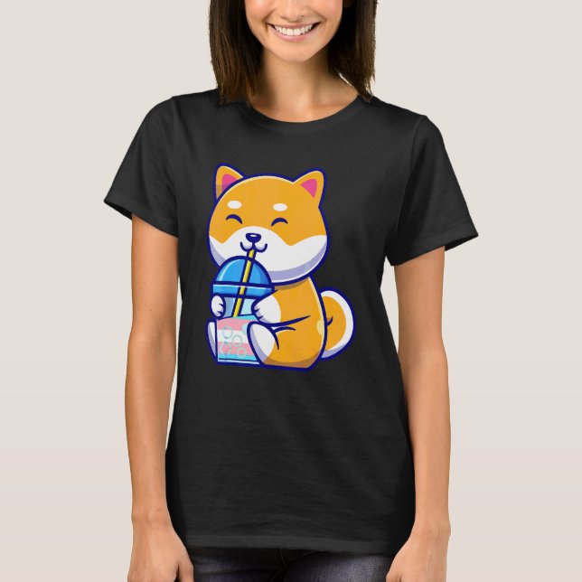 Camiseta Té Burbuja Corgi Transgénero Corgi Transgénero Bur (Anverso)