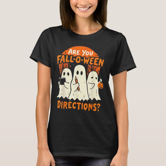 Camiseta ¿Te Caes Cuando Dirige Halloween Maestra Gh (Anverso)