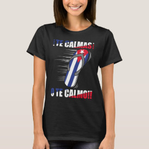 Camiseta Te Calmas O Te Calmo Madre Bandera Española De Cub