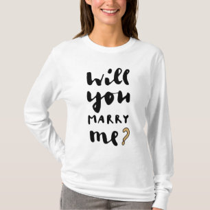 Camiseta ¿Te casarás conmigo?
