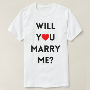 Camiseta ¿Te Casarás Conmigo?