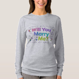 Camiseta ¿Te Casarás Conmigo? Propuesta