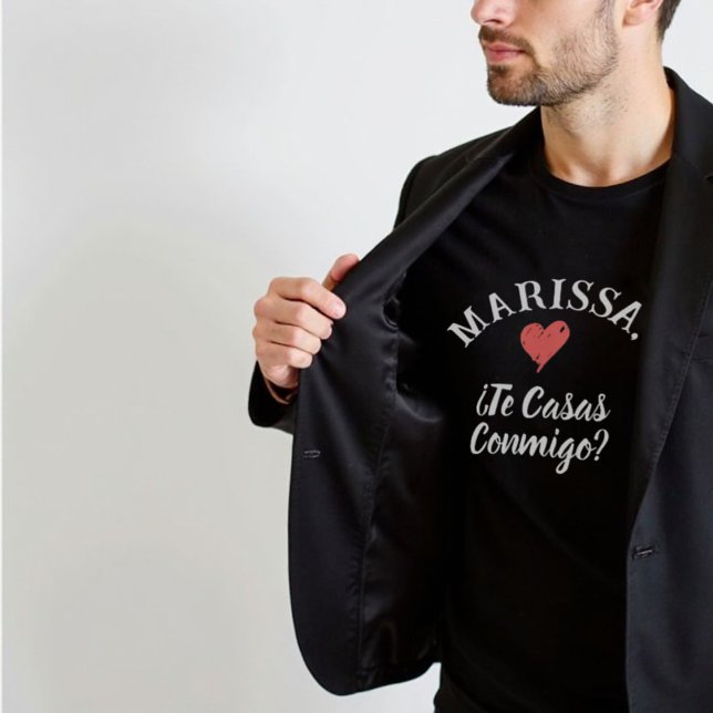 Camiseta Te casas conmigo propuesta de matrimonio (Te casas conmigo Propuesta de Matrimonio T-Shirt)