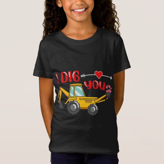 Camiseta Te Cavo Backhoe Valentine (Anverso)