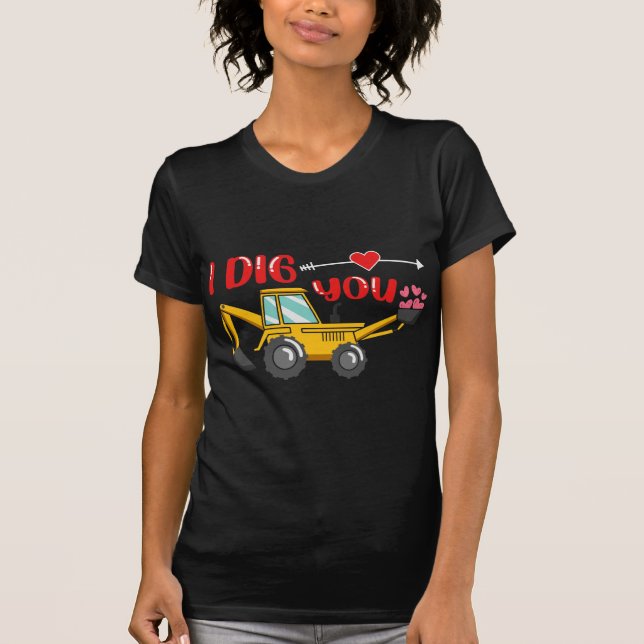 Camiseta Te Cavo Backhoe Valentine (Anverso)