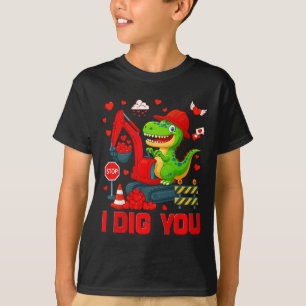 Camiseta Te Cavo Divertido Corazón Dinosaurio Camión San Va