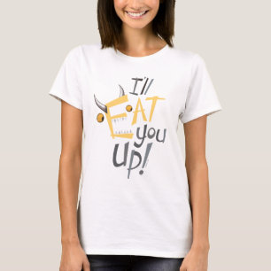 Camiseta Te comeré gráfico